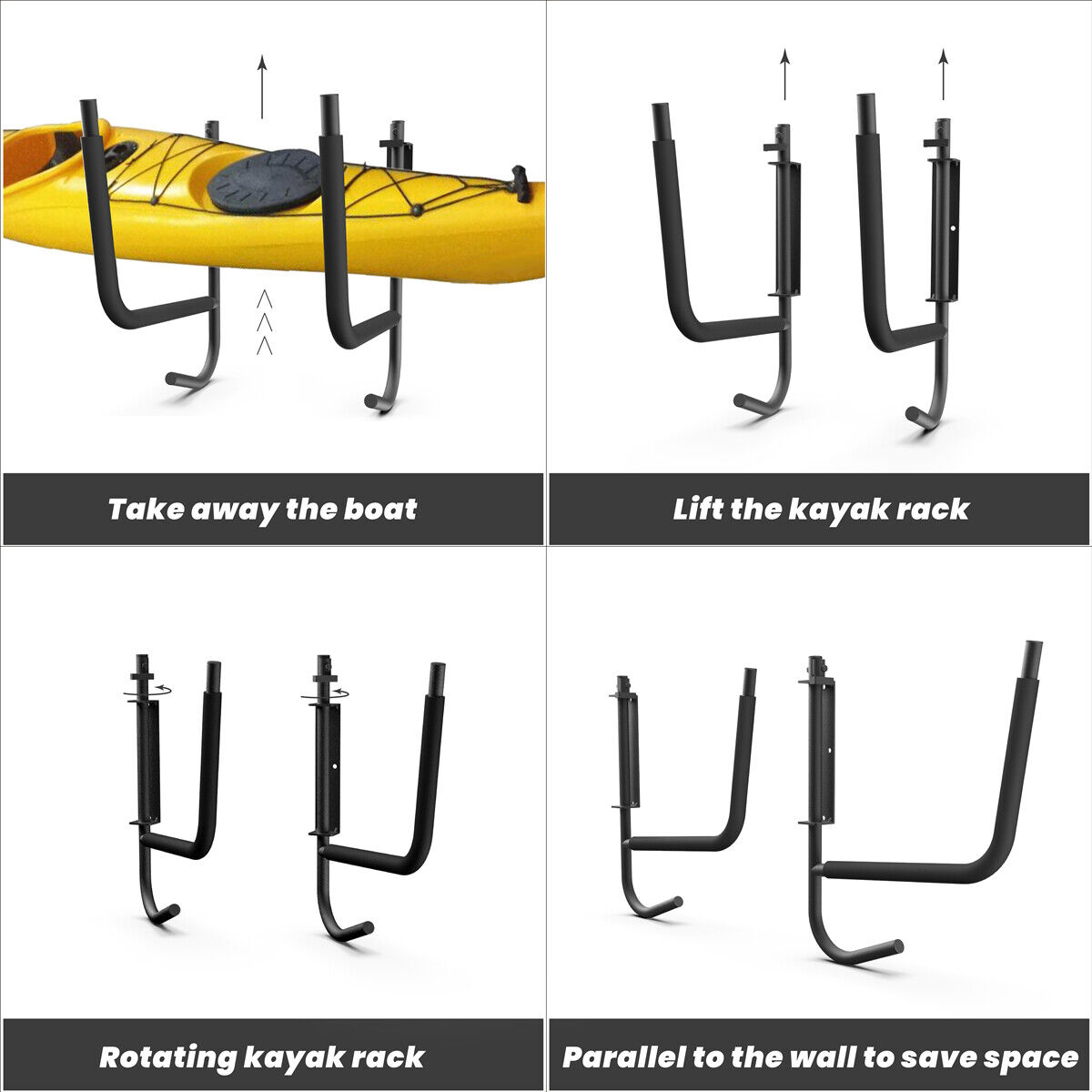 Paddle Board Wall Mount Hanger Rack