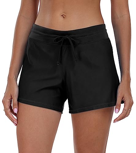 ChinFun Women's Swimwear: Tankini Bottoms – Black XL