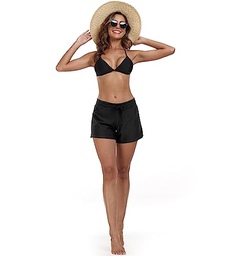 ChinFun Women's Swimwear: Tankini Bottoms – Black XL