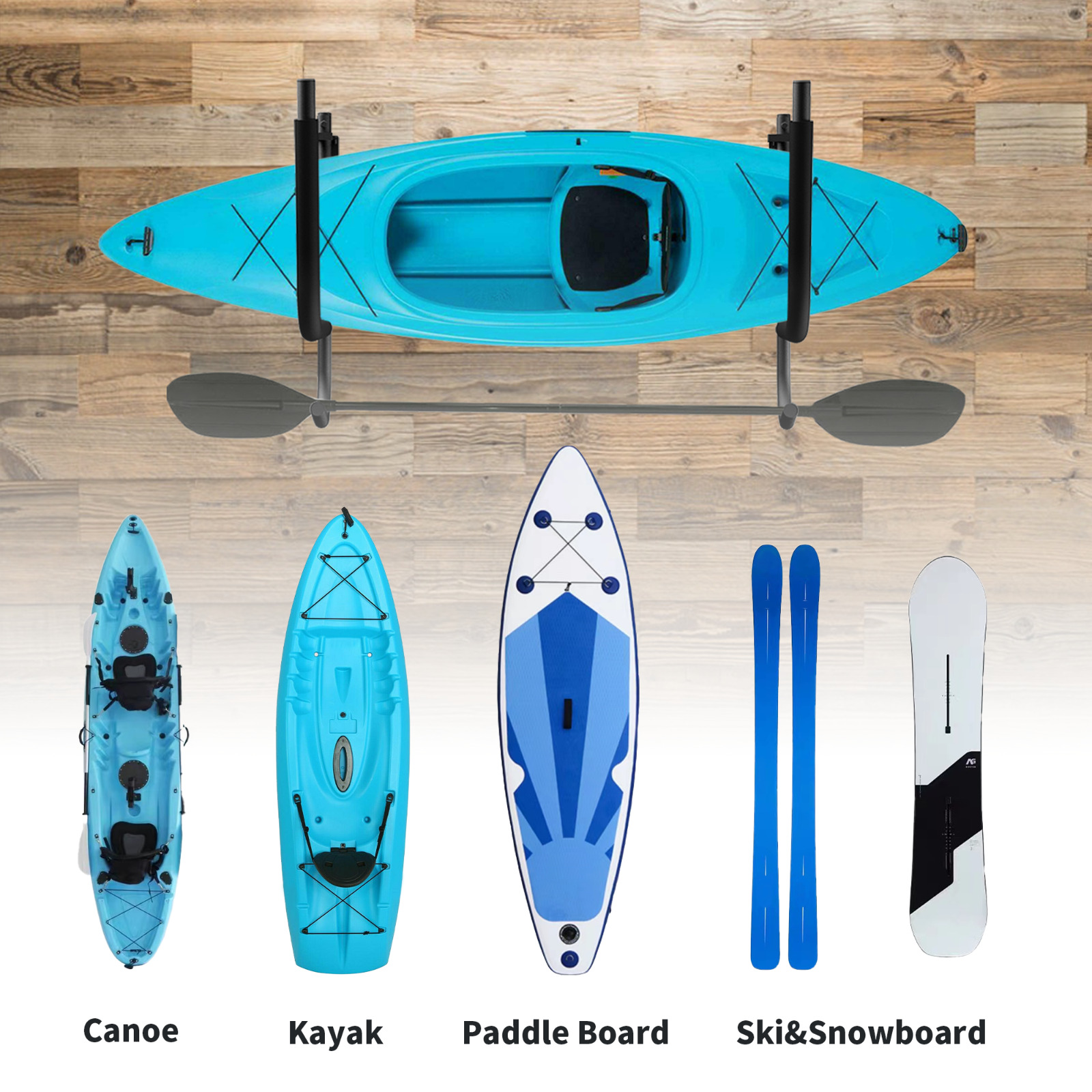 Ceiling Wall Mount Rack for Paddleboards