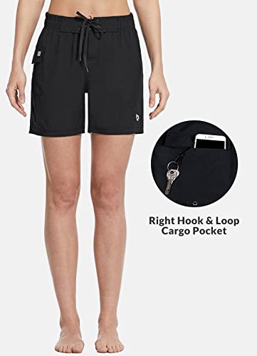 BALEAF Women's Quick Dry Boardshorts - Black XL