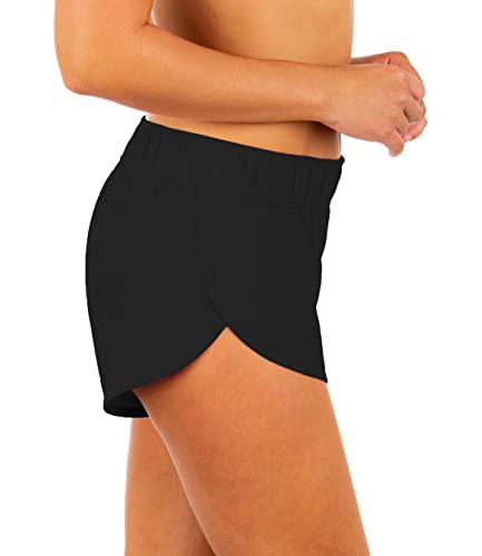 Hurley Women's Black Beachrider 2.5 Boardshort - Large