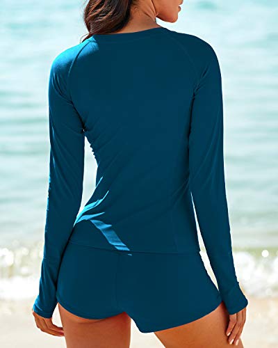 Women's UPF 50 Rash Guard Surfing Swimsuit