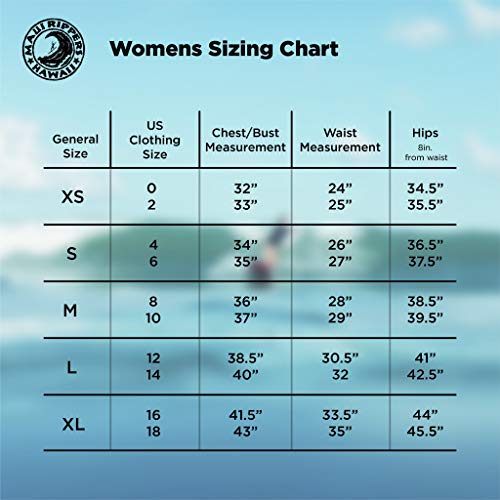 Maui Rippers Women's Red 4-Way Stretch Swim Shorts