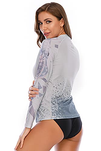 Women's UPF 50+ Rash Guard with Long Sleeves
