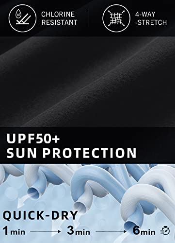 BALEAF Women's Quick Dry Boardshorts - Black XL