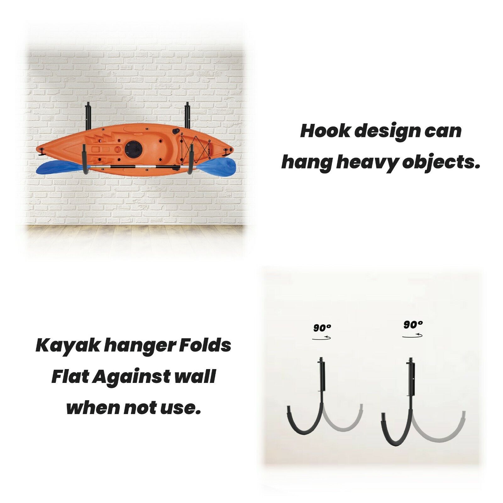 Wall Mount Rack Holder for Paddleboards