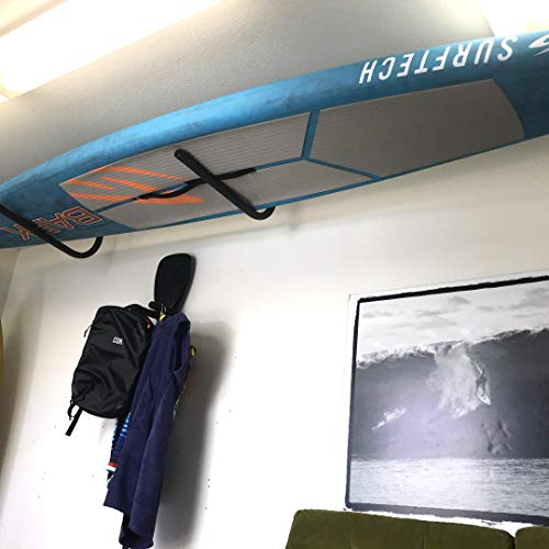 Paddleboard Rack | Overhead Ceiling/Wall Surfboard & SUP