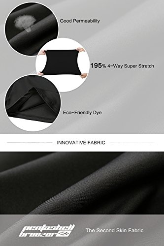 AXESEA Women's Active Top: Long Sleeve Rashguard, Black