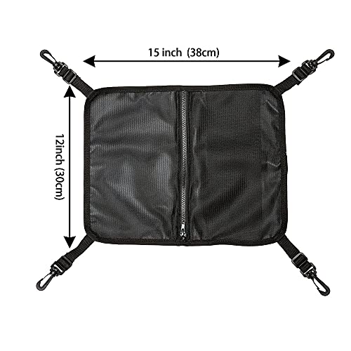 HEYTUR Paddleboard Elastic Mesh Storage Deck Bag