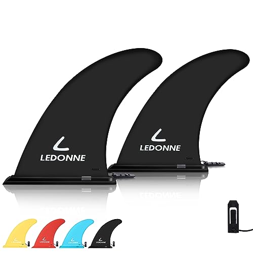 9" LEDONNE Surfing SUP Fins - 2 Pack