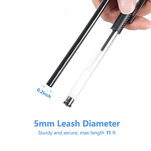 AQUARM 11ft Coiled SUP Board Leash, Ankle Strap