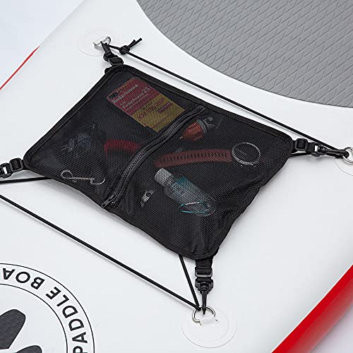 HEYTUR Paddleboard Elastic Mesh Storage Deck Bag