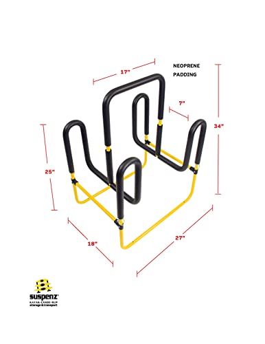 Double-Up SUP Stand for 2 Paddleboards, Yellow
