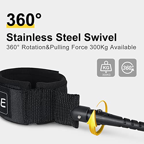 11ft Coiled Stand Up Paddle Board Surf Leash