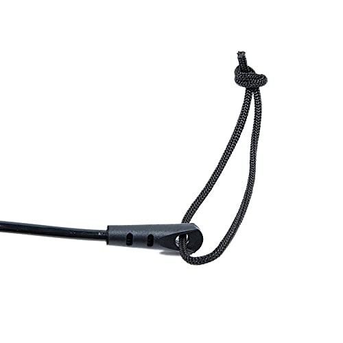 10' Black Coiled SUP Leash for Paddleboards