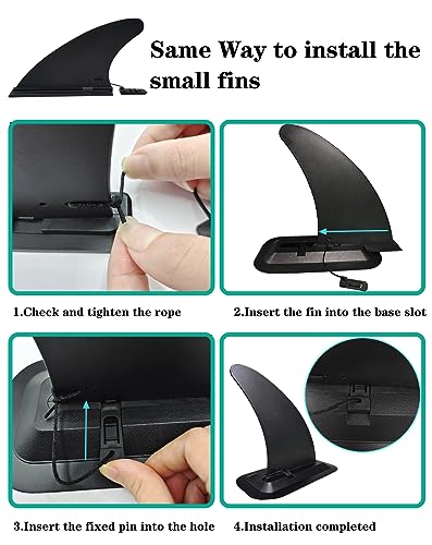 Anfyko Paddle Board Fins Set: Improved Durability, 3pcs