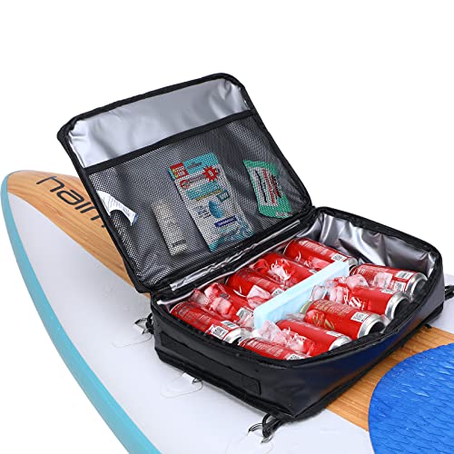 Haimont Waterproof Paddleboard Cooler Bag (Black, 10 Can)