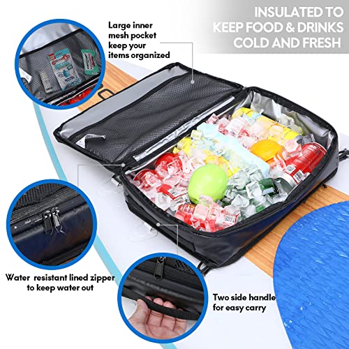 Haimont Waterproof Paddleboard Cooler Bag (Black, 10 Can)
