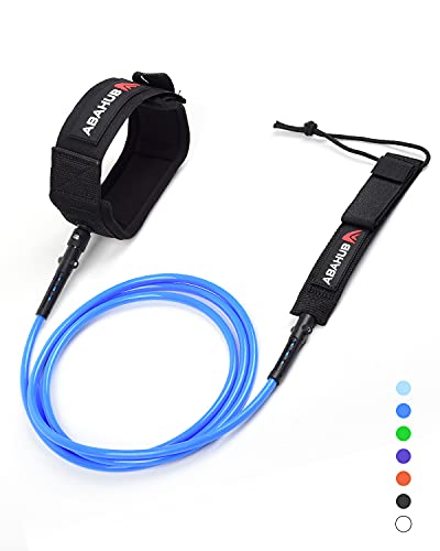 Abahub Premium Surfboard Leash - Blue 7mm