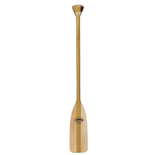 Wooden Canoe Paddle, 4-Feet Long, Ergonomic Grip