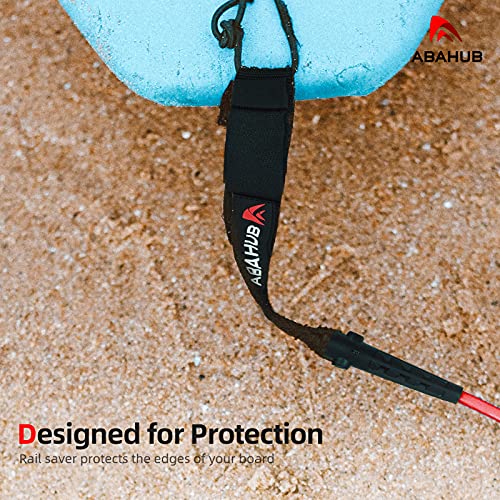Abahub Premium 10ft Blue Coiled SUP Leash