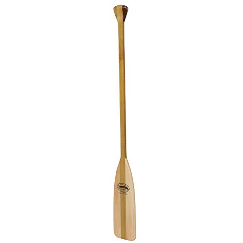 Wooden Canoe Paddle, 4-Feet Long, Ergonomic Grip