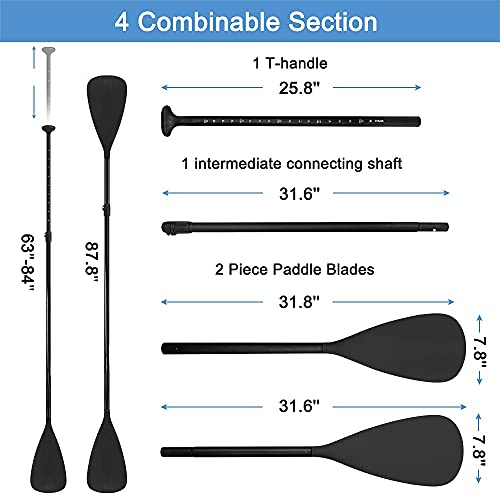 Portable Adjustable 2-Sided SUP Paddle - LBW