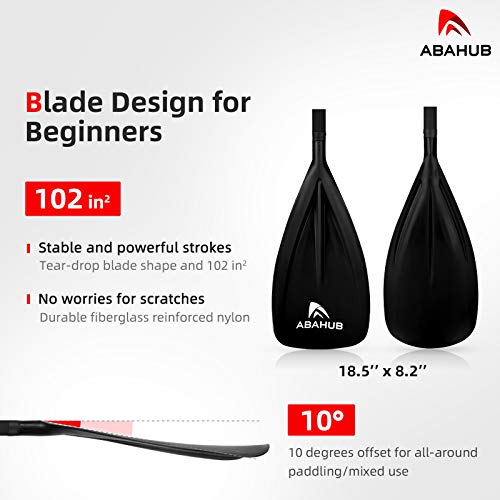 Abahub 3-Piece Adjustable Stand Up Paddleboard Paddle