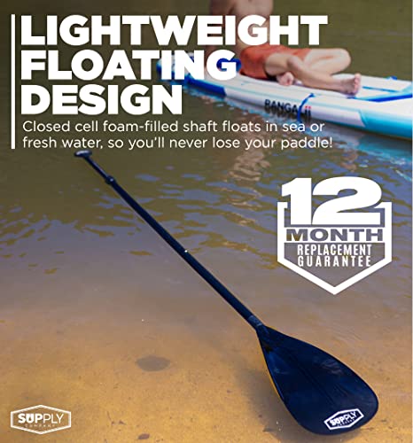 Adjustable 3-Piece SUP Paddle - Lightweight & Durable