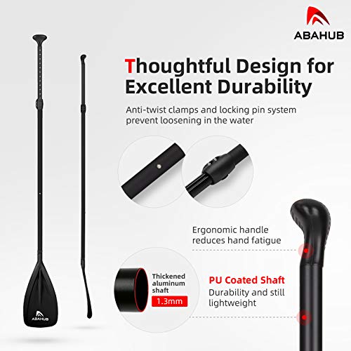 Abahub 3-Piece Adjustable Stand Up Paddleboard Paddle