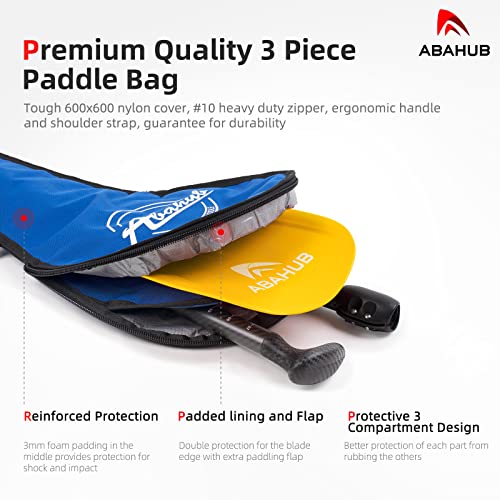 Abahub SUP Paddle: Lightweight, Adjustable 67''-86'', Carbon Fiber