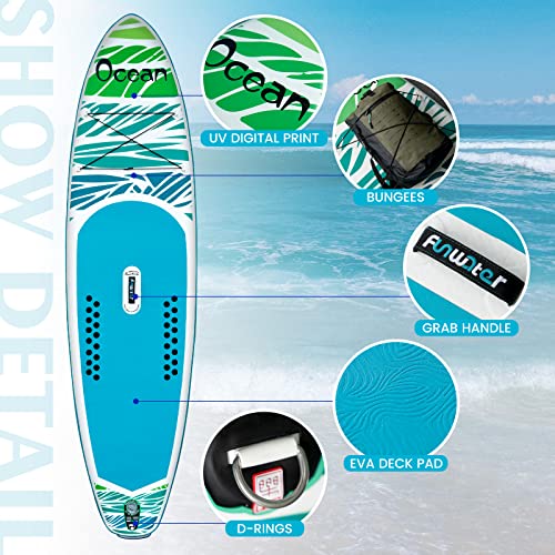 FEATH-R-LITE 10'5''x33''x6'' ISUP + Paddle & Accessories