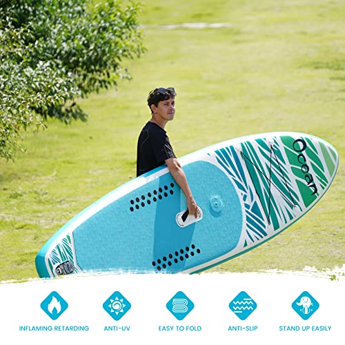 FEATH-R-LITE 10'5''x33''x6'' ISUP + Paddle & Accessories