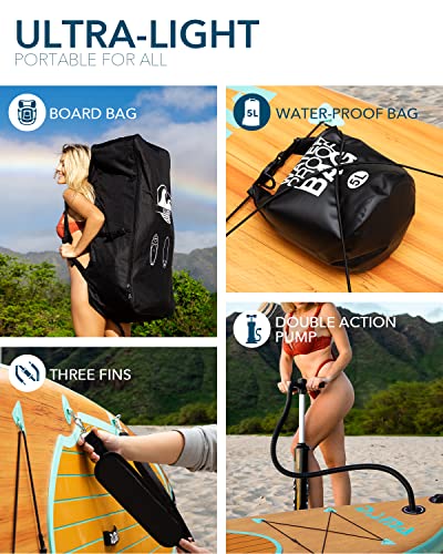 DAMA 9'6" Paddle Board for Surfing & Yoga