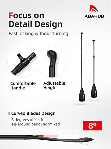 Abahub SUP Paddles - Adjustable Stand up Paddle