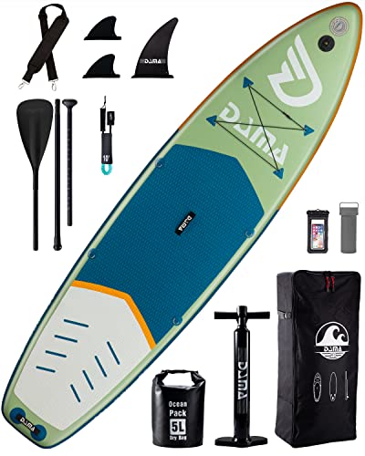 DAMA Inflatable Paddle Board 11'x33" x6" - Yoga