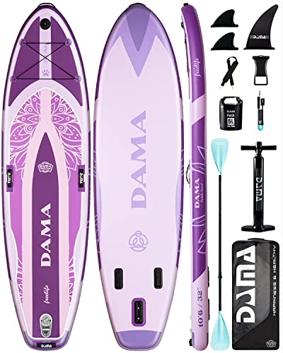 DAMA Premium Yoga&Pets Inflatable SUP Board 330lbs