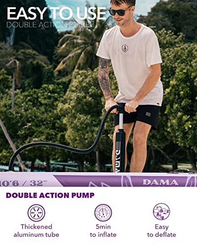 DAMA Premium Yoga&Pets Inflatable SUP Board 330lbs