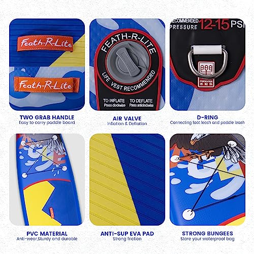 FunWater 11'x33 x6 Inflatable Paddle Board Bundle