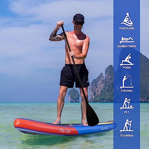 FunWater 11'x33 x6 Inflatable Paddle Board Bundle
