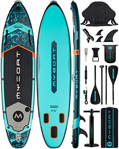 MYBOAT Extra Wide Inflatable Paddle Board