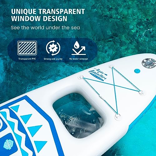 FunWater Inflatable Paddle Board for Fishing, Yoga & Racing
