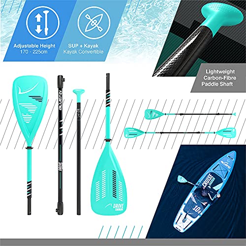 Bluefin 14′ Carbon Sprint Paddleboard Kit - Advanced Touring