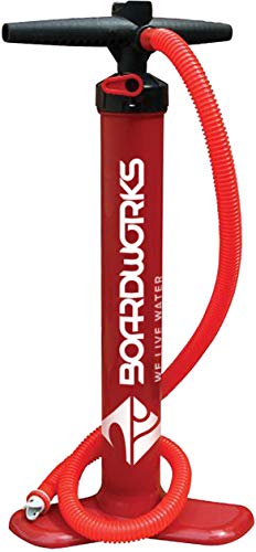 12' 6" Boardworks SHUBU Raven Paddleboard | Red/Grey/White/Wood