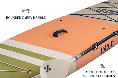 Peach/Moss ISLE Pioneer Inflatable SUP - Beginner Friendly