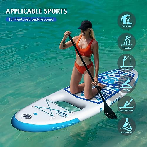 FunWater Inflatable Paddle Board for Fishing, Yoga & Racing
