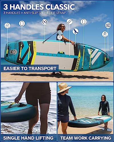 10'8''x35'' Fishing Inflatable Paddle Board with Accessories