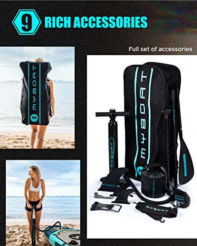 MYBOAT Extra Wide Inflatable Paddle Board