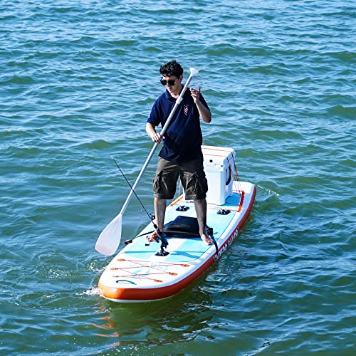 Tuxedo Sailor 12'×34"×6" Inflatable Fishing Paddle Board